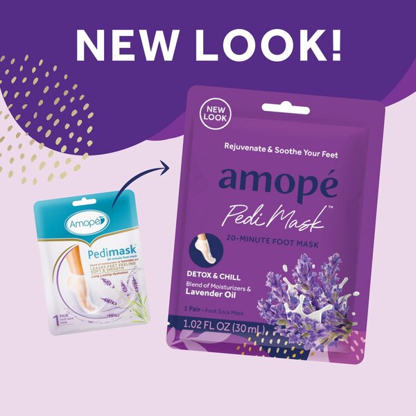 Amope Pedimask 20-Minute Foot Mask, 1 CT