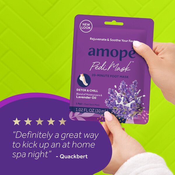 Amope Pedimask 20-Minute Foot Mask, 1 CT