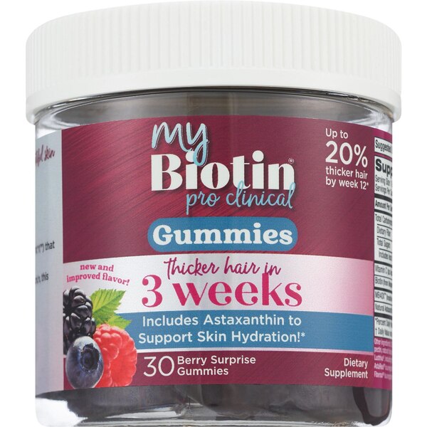 MyBiotin® ProClinical Gummies, 30 CT