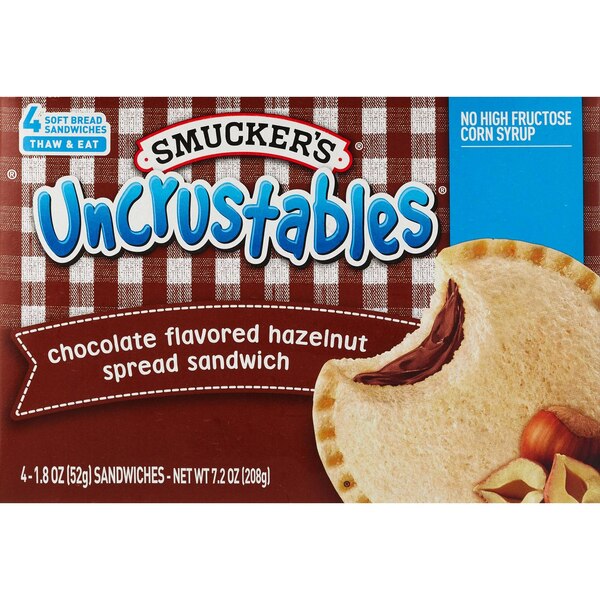 Smucker's Uncrustables, Chocolate Hazelnut, 1 ct, 1.8 oz
