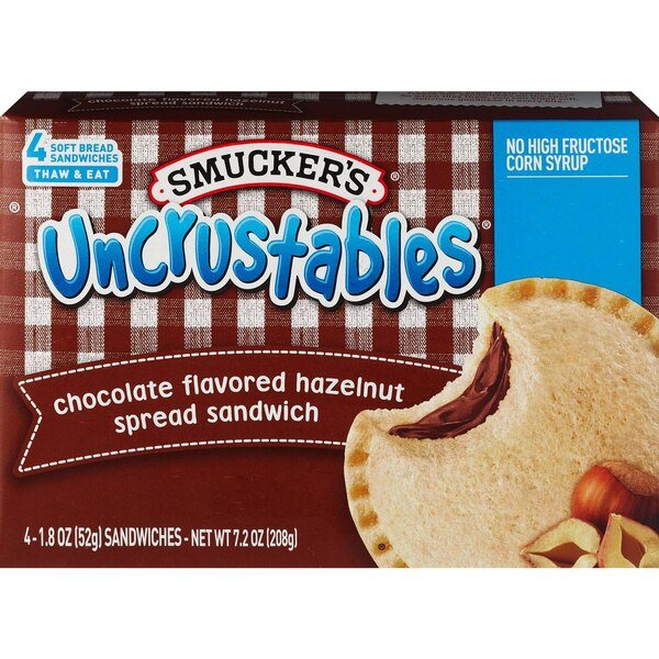 Smucker's Uncrustables, Chocolate Hazelnut, 1 ct, 1.8 oz