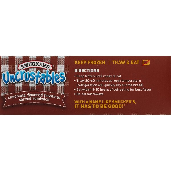 Smucker's Uncrustables, Chocolate Hazelnut, 1 ct, 1.8 oz