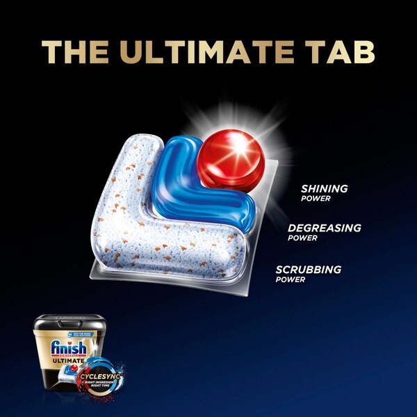 Finish Powerball Ultimate Dishwasher Detergent Tabs, 11 ct