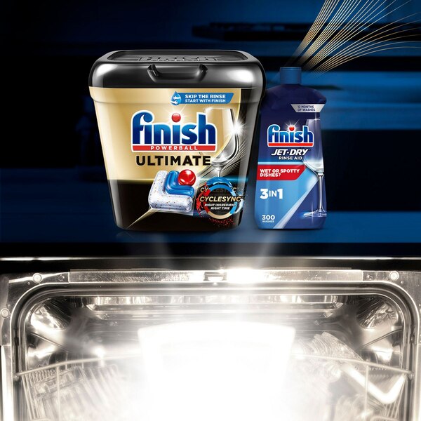 Finish Powerball Ultimate Dishwasher Detergent Tabs, 28 ct