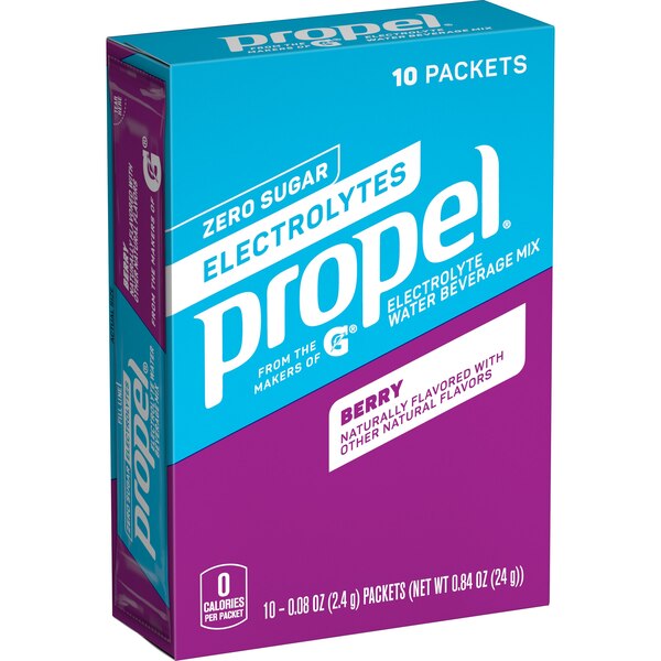 Propel Powder Electrolyte Water Beverage Mix, 10 CT