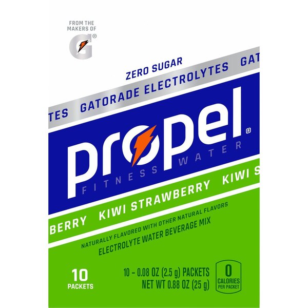Propel, Powder Kiwi Strawberry Water, 10 Ct