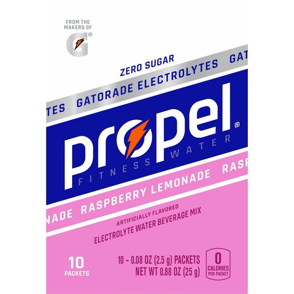 Propel Powder Raspberry Lemonade, 10 PK