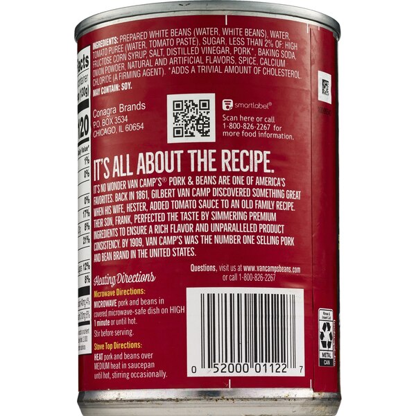 Van Camp's Pork And Beans In Tomato Sauce
