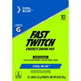 Fast Twitch Energy Drink Mix Powder Cool Blue, 10 PK, thumbnail image