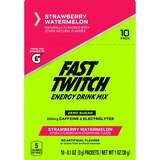 Fast Twitch Energy Drink Mix Powder Strwbrry Watermelon, 10 PK, thumbnail image 1 of 3