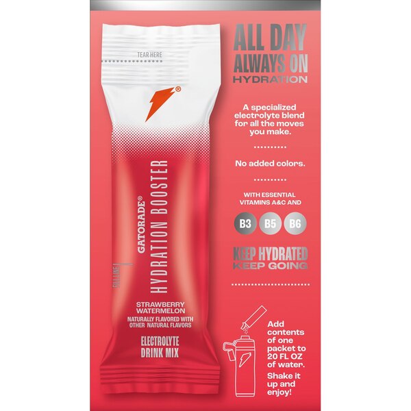 Gatorade Hydration Booster Strawberry Watermelon, 6 PK