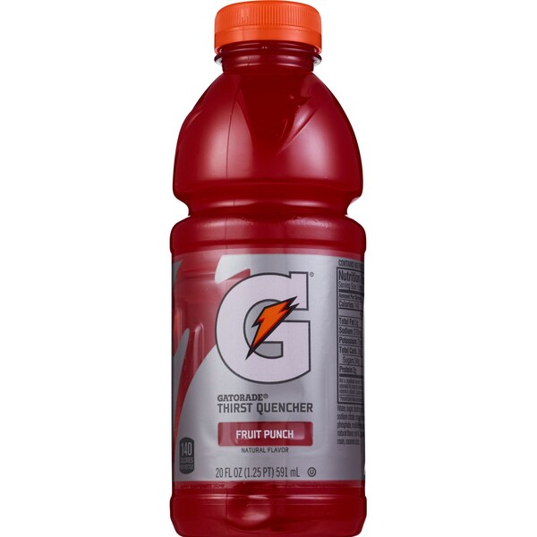 Gatorade, Drink Fruit Punch, 20 oz