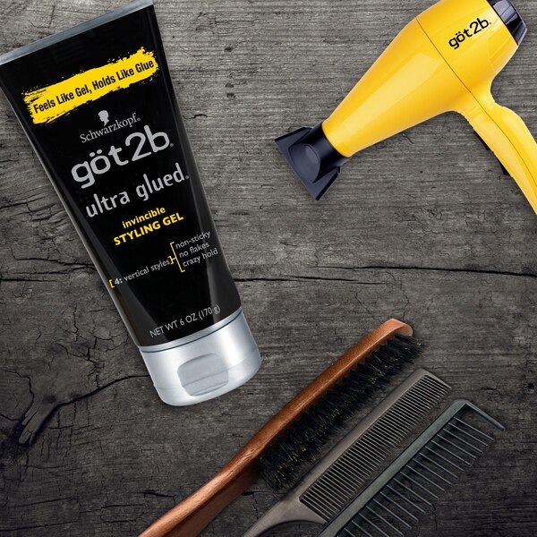 Got2B Ultra Glued Invincible Styling Gel, 6 OZ