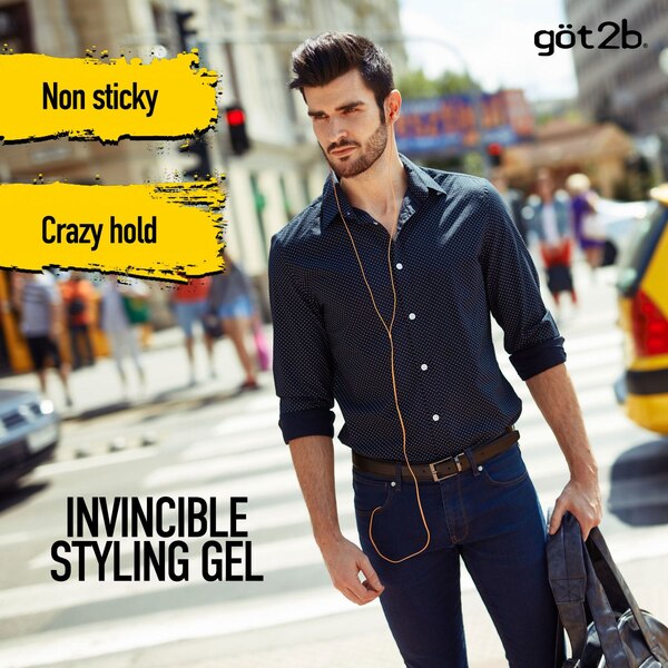 Got2B Ultra Glued Invincible Styling Gel, 6 OZ