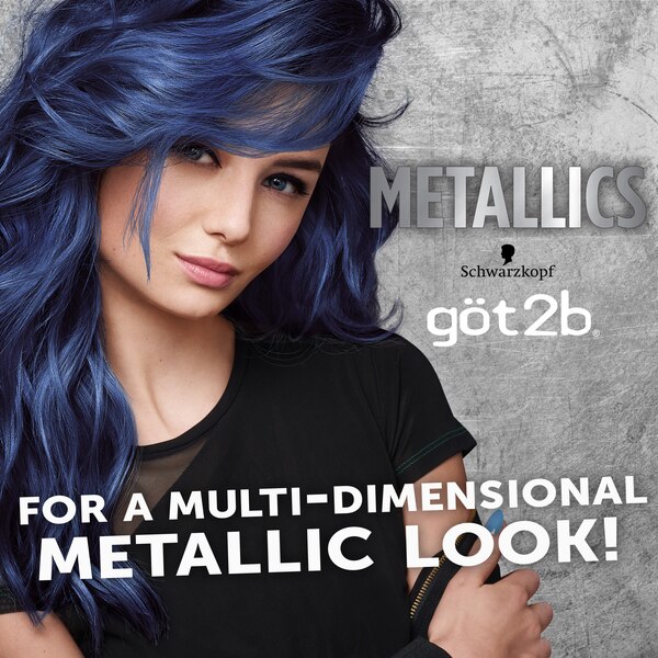 Got2b Metallic Permanent Hair Color, 4.6 OZ