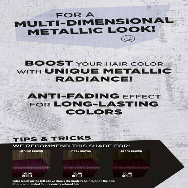 Got2b Metallic Permanent Hair Color, 4.6 OZ