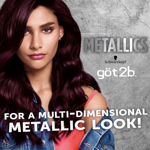 Got2b Metallic Permanent Hair Color, 4.6 OZ
