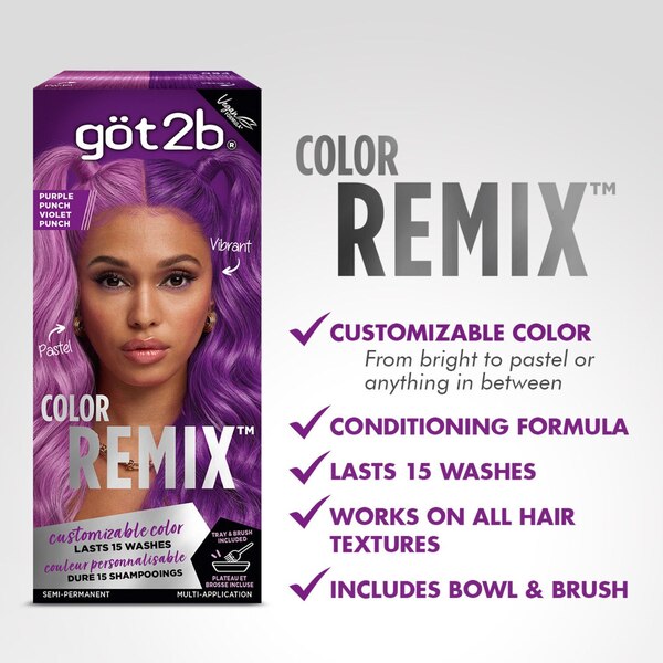 Got2b Color Remix Semi Permanent Hair Color