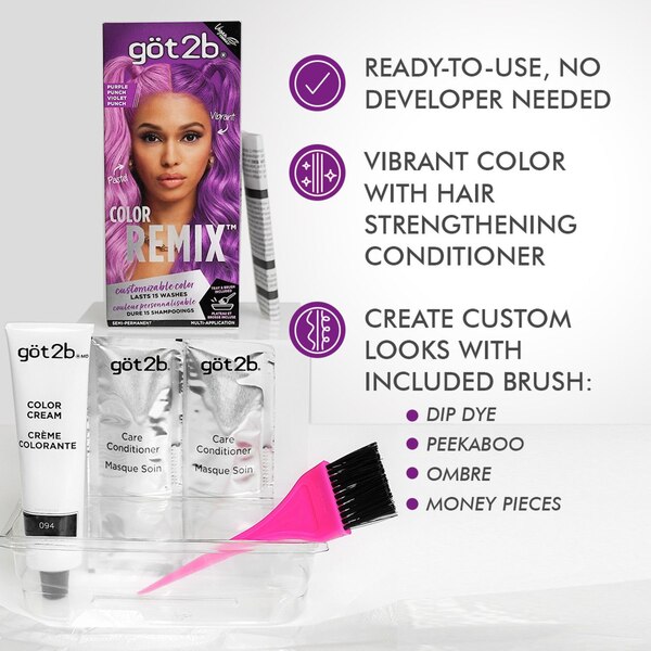 Got2b Color Remix Semi Permanent Hair Color