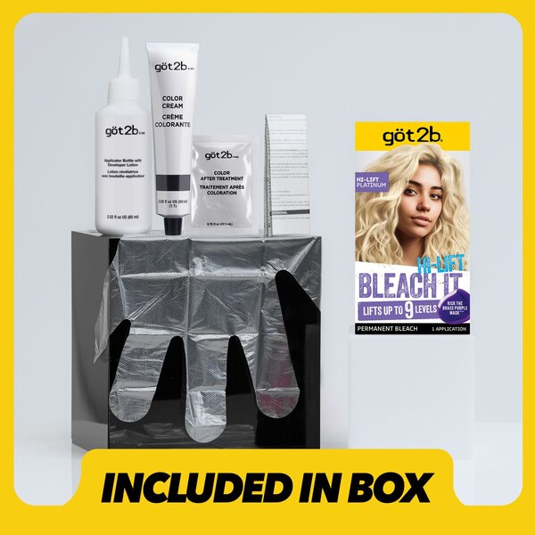 Got2b Color Hi Lift Bleach it Permanent Bleach, Hi Lift Platinum
