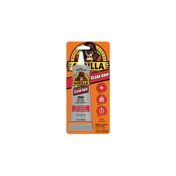 Gorilla Clear Grip, 3OZ, Tube