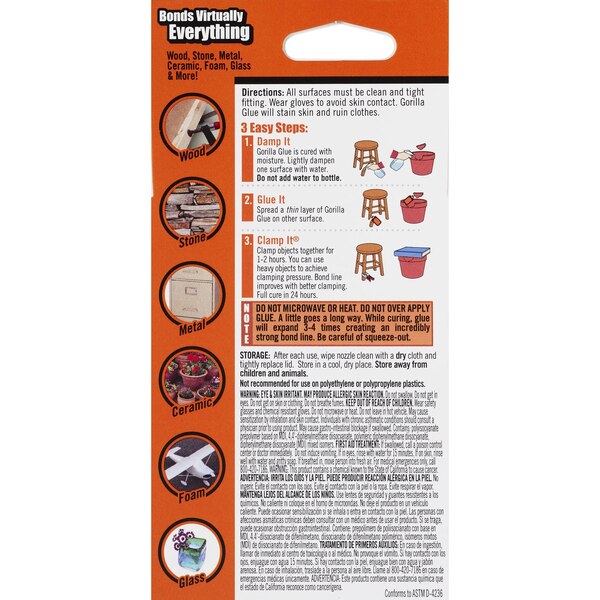 Gorilla Original Glue, 2 oz