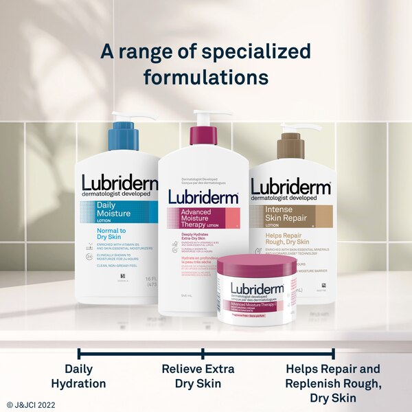 Lubriderm Daily Moisture Lotion, Fragrance-Free