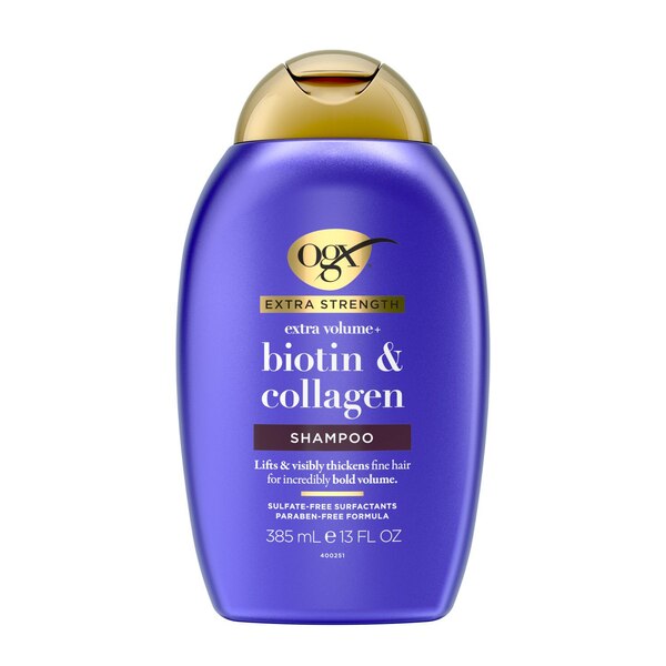 OGX Extra Strength Thick & Full + Biotin & Collagen Shampoo, 13 OZ