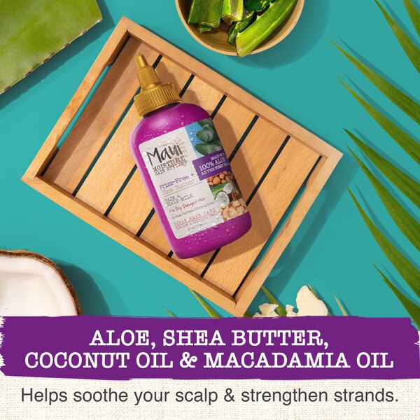 Maui Moisture Frizz Free Shea Butter Hair & Dry Scalp Milk, 5 OZ