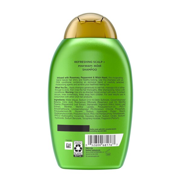 OGX Extra Strength Rosemary Mint Shampoo, 13 OZ