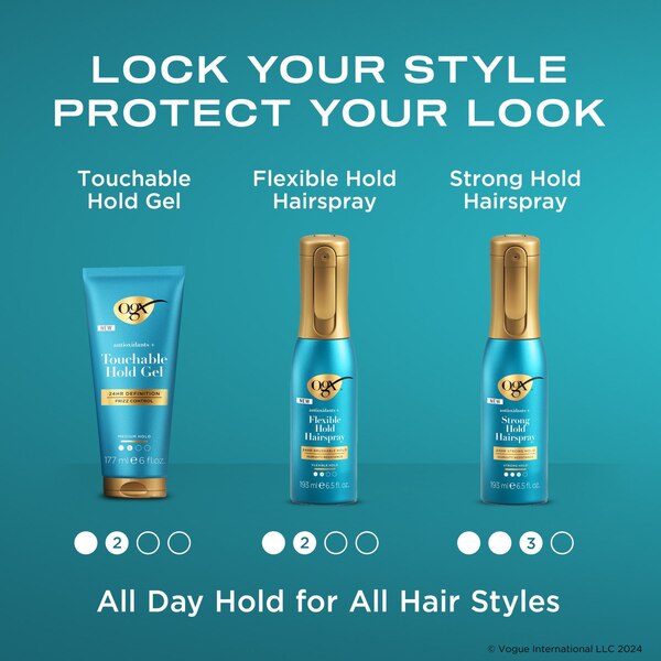 OGX Antioxidants + Strong Hold Hairspray, 6.5 OZ
