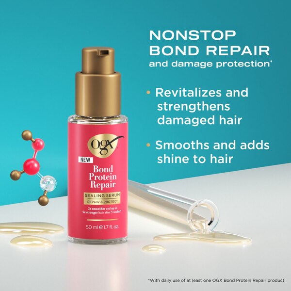 OGX Bond Protein Repair Sealing Hair Serum, 1.7 OZ