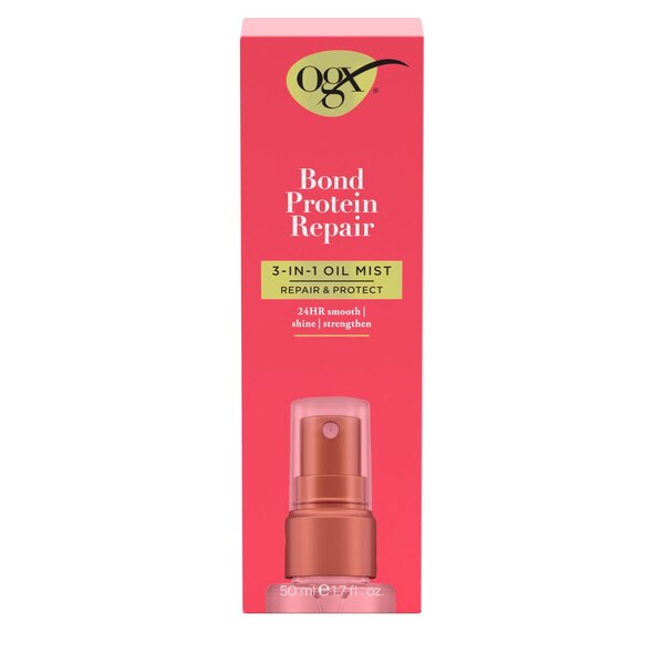 OGX Bond Protein Repair 3-in-1 Oil Mist, 1.7 OZ