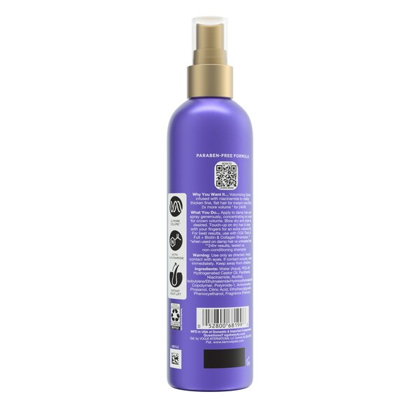 OGX Niacinamide + Volumizing Spray, 7.9 OZ