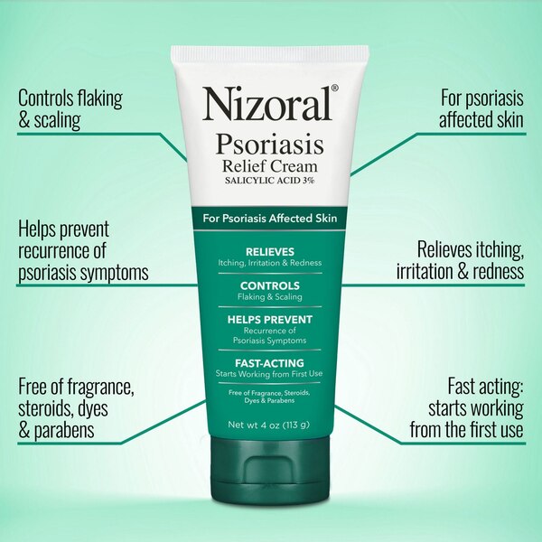Nizoral Psoriasis Relief Cream, 4 OZ