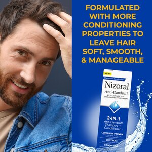 Nizoral Anti-Dandruff 2-in-1 Shampoo & Conditioner with 1% Ketoconazole, 14 OZ