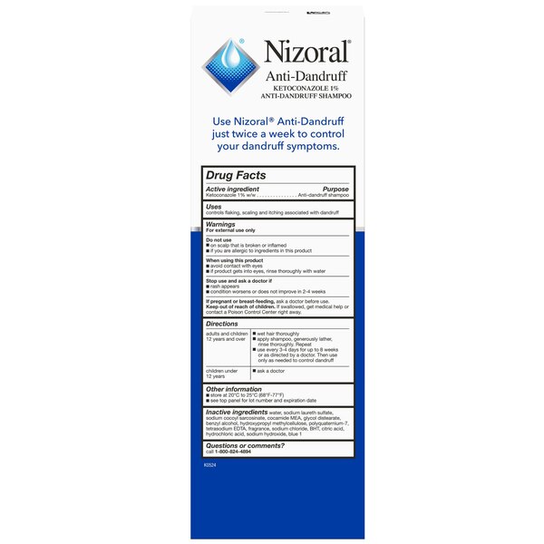 Nizoral Anti-Dandruff 2-in-1 Shampoo & Conditioner with 1% Ketoconazole, 14 OZ