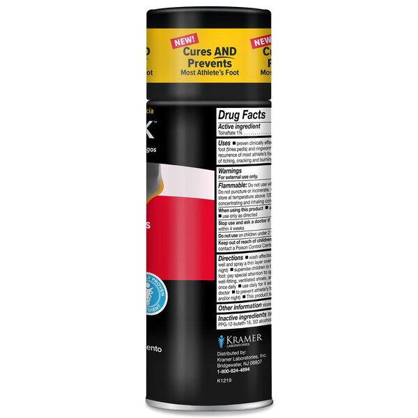 HC MAX Maximum Strength Anti-Fungal Spray Athlete's Foot, 5.3 OZ