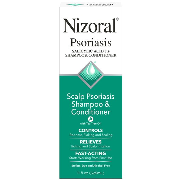 Nizoral Psoriasis 2-in-1 Shampoo & Conditioner with 3% Salicylic Acid, 11 OZ