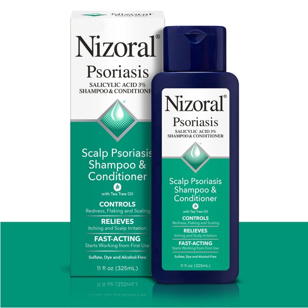 Nizoral Psoriasis 2-in-1 Shampoo & Conditioner with 3% Salicylic Acid, 11 OZ