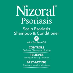 Nizoral 2-in-1 Shampoo & Conditioner for Scalp Psoriasis, 11 OZ