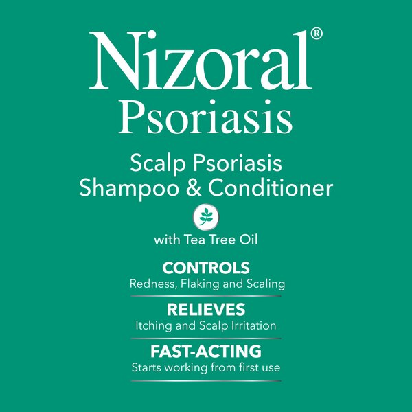 Nizoral Psoriasis 2-in-1 Shampoo & Conditioner with 3% Salicylic Acid, 11 OZ