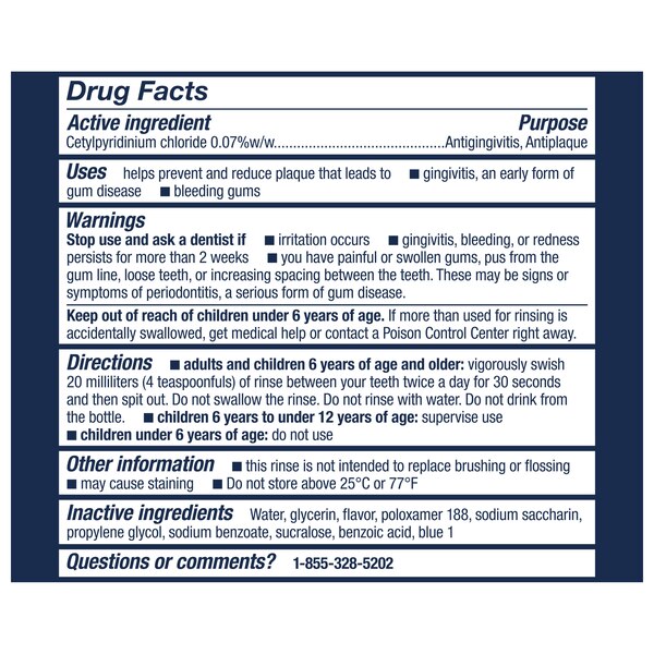 Parodontax Active Gum Health Daily Antigingivitis and Antiplaque Mouthwash, Mint