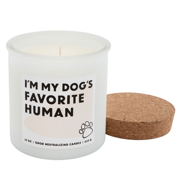 Northern Lights "I'm My Dog's Favorite Human" Candle,15 oz