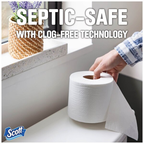 Scott 1000 Toilet Paper, 1 ply, 12 ct