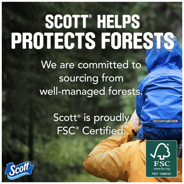 Scott 1000 Sheets Per Roll Toilet Paper, Bath Tissue, 4 ct
