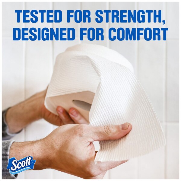 Scott ComfortPlus Toilet Paper, 18 Double Rolls, 231 Sheets per Roll, Septic-Safe, 1-Ply Toilet Tissue