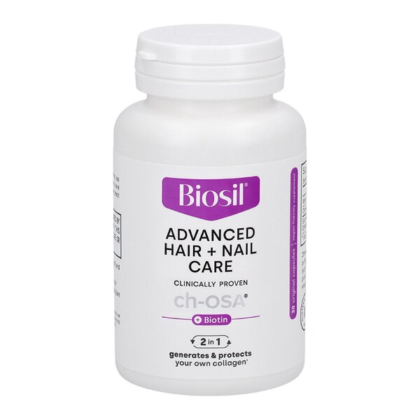 Biosil Advanced Hair & Nails with Biotin Capsules, 30 CT