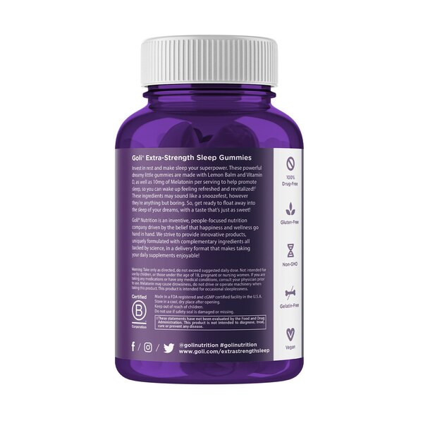 Goli Dreamy Sleep Gummies, 50 CT