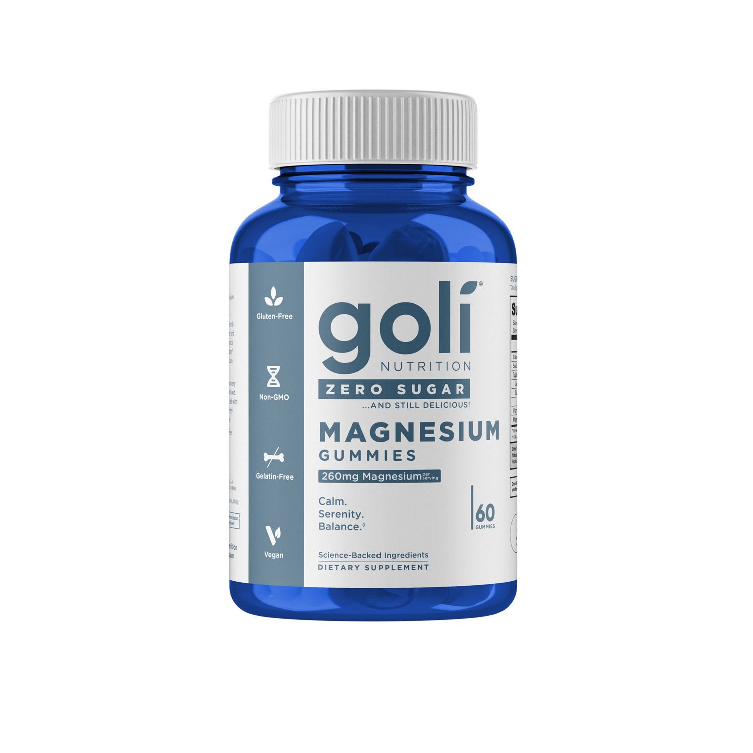 Goli Zero Sugar Magnesium, 60 CT